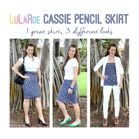 NWT! LulaRoe Cassie pencil skirt - Picture 5 of 6